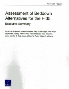 Assessment of Beddown Alternatives for the F-35 - Bigelow, James H; Moore, S Craig; Taylor, William W; Williams, William A; McGarvey, Ronald G; Briggs, Gary James; Buryk, Peter; Conley, Raymond E; Drew, John G; Firoz, Perry Shameem; Kim, Julie; Menthe, Lance