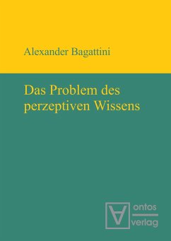 Das Problem des perzeptiven Wissens - Bagattini, Alexander