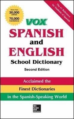 Vox Spanish and English School Dictionary, Paperback, 2nd Edition - Vox