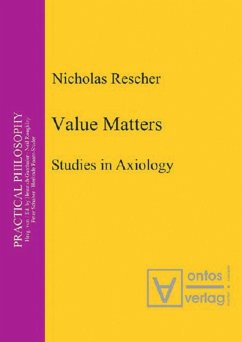 Value Matters - Rescher, Nicholas