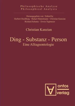 Ding ¿ Substanz ¿ Person - Kanzian, Christian