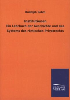 Institutionen - Sohm, Rudolph