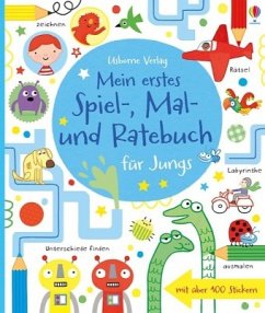 Mein erstes Spiel-, Mal- und Ratebuch für Jungs - Bowman, Lucy;Maclaine, James