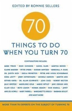 70 Things to Do When You Turn 70