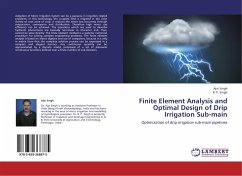 Finite Element Analysis and Optimal Design of Drip Irrigation Sub-main