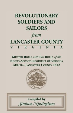 Revolutionary Soldiers and Sailors from Lancaster County, Virginia - Nottingham, Stratton