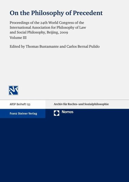 On the Philosophy of Precedent (eBook, PDF)