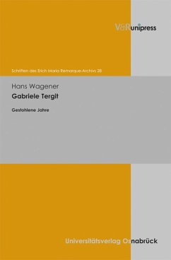 Gabriele Tergit (eBook, PDF) - Wagener, Hans