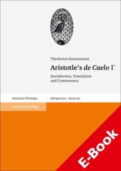 Aristotle's 'de Caelo' III (eBook, PDF) - Kouremenos, Theokritos