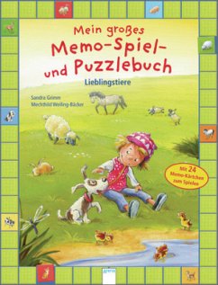 Mein großes Memo-Spiel- und Puzzlebuch, Lieblingstiere - Grimm, Sandra;Weiling-Bäcker, Mechthild