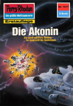 Cover Die Akonin (Heftroman) / Perry Rhodan-Zyklus 