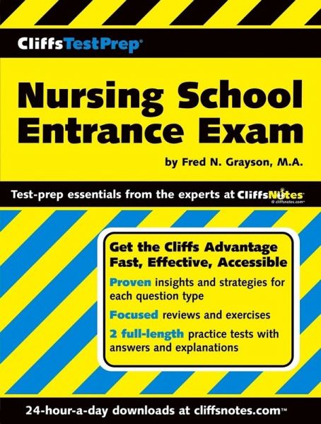 CliffsTestPrep Nursing School Entrance Exam (eBook, ePUB) CliffsTestPrep Nursing School Entrance Exam (eBook, ePUB)