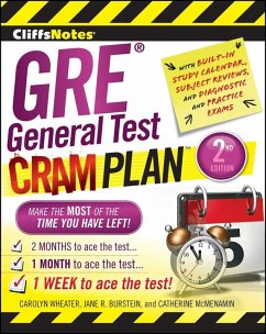 CliffsNotes GRE General Test Cram Plan 2nd Edition (eBook, ePUB) - Burstein, Jane R.