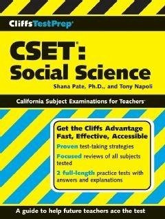 CliffsTestPrep CSET: Social Science (eBook, ePUB) - Napoli, Tony