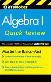 CliffsNotes Algebra I Quick Review, 2nd Edition (eBook, ePUB) CliffsNotes Algebra I Quick Review, 2nd Edition (eBook, ePUB)