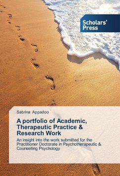 Cover A portfolio of Academic, Therapeutic Practice & Research Work
