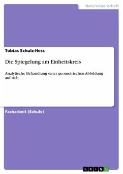 Cover Die Spiegelung am Einheitskreis (eBook, PDF)