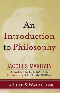 An Introduction to Philosophy (eBook, ePUB) - Maritain, Jacques