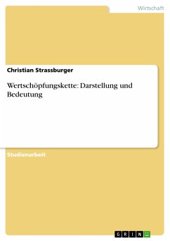 Wertschöpfungskette: Darstellung und Bedeutung (eBook, PDF) - Strassburger, Christian