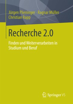 Recherche 2.0 - Müller, Ragnar;Plieninger, Jürgen;Rapp, Christian