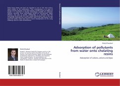 Adsorption of pollutants from water onto chelating resins