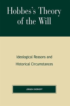 Cover Hobbes's Theory of Will (eBook, ePUB)