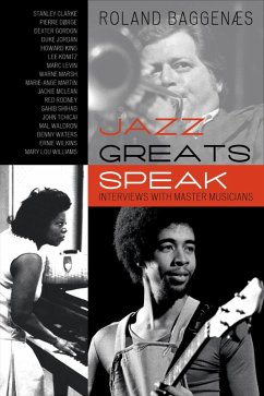 Jazz Greats Speak (eBook, ePUB) - Baggenæs, Roland
