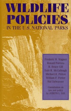 Wildlife Policies in the U.S. National Parks (eBook, ePUB) - Wagner, Frederic H.