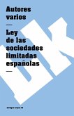 Ley de las sociedades limitadas españolas (eBook, ePUB)