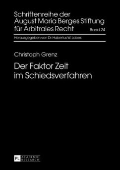 Cover Der Faktor Zeit im Schiedsverfahren