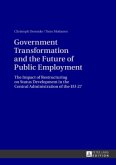 Government Transformation and the Future of Public Employment
