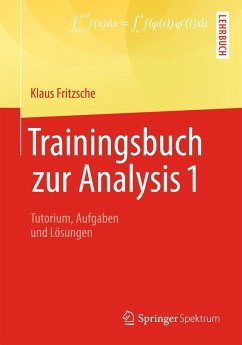 Trainingsbuch zur Analysis 1 - Fritzsche, Klaus