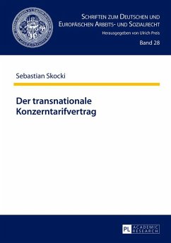 Der transnationale Konzerntarifvertrag - Skocki, Sebastian