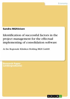 Identification of successful factors in the project management for the effectual implementing of consolidation software (eBook, PDF)
