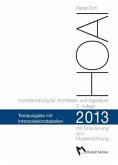 HOAI 2013 - Textausgabe mit Interpolationstabellen