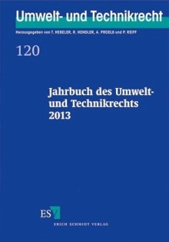 Cover Jahrbuch des Umwelt- und Technikrechts 2013