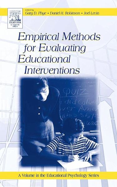 Empirical Methods for Evaluating Educational Interventions (eBook, PDF) Empirical Methods for Evaluating Educational Interventions (eBook, PDF)