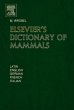 Elsevier's Dictionary of Mammals... - Bild 1