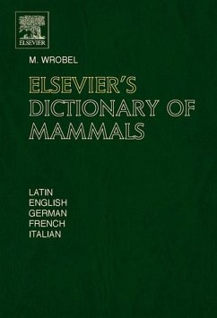 Cover Elsevier's Dictionary of Mammals (eBook, ePUB)