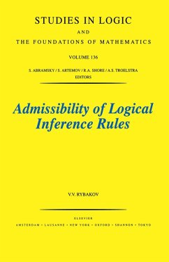 Admissibility of Logical Inference Rules (eBook, PDF) - Rybakov, V. V.
