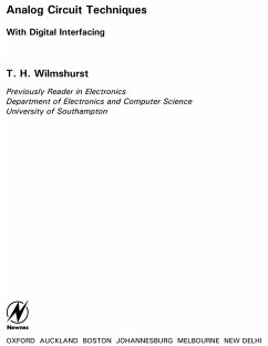 Analog Circuit Techniques (eBook, PDF) - Wilmshurst, T. H.