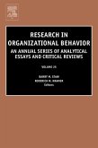 Research in Organizational Behavior (eBook, PDF)