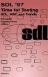 SDL '97: Time for Testing (eBook, PDF) - Bild 1
