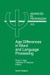 Age Differences in Word and Language... - Bild 1