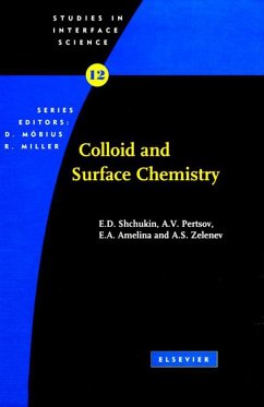 Colloid and Surface Chemistry (eBook, ePUB) - Shchukin, E. D.; Pertsov, A. V.; Amelina, E. A.; Zelenev, A. S.
