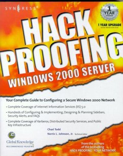 Cover Hack Proofing Windows 2000 Server (eBook, PDF)