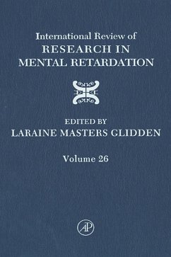 International Review of Research in Mental Retardation (eBook, PDF)