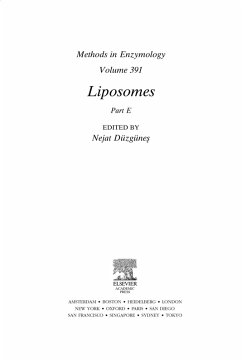 Liposomes, Part E (eBook, PDF)