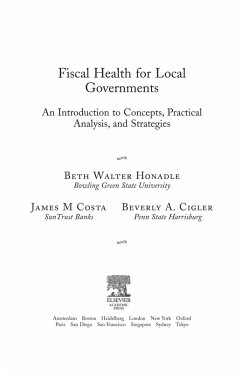 Cover Fiscal Health for Local Governments (eBook, PDF)