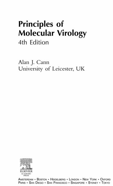 Principles of Molecular Virology (Standard Edition) (eBook, PDF)